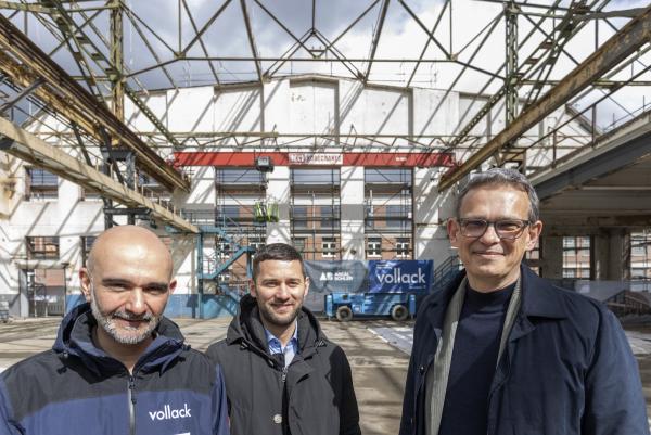 Richtfest "rückwärts" für das Gebäude 21 auf dem Areal Böhler