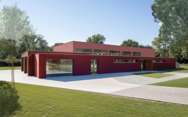 Abbrucharbeiten an der Eisweinhalle Dromersheim gestartet