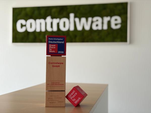 Controlware erhält Great Place To Work-Siegel "Beste Arbeitgeber Deutschland 2026"