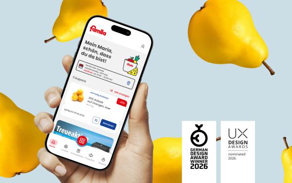 Chroma X und Bartels-Langness gewinnen German Design Award 2026 für famila GO und Markant GO