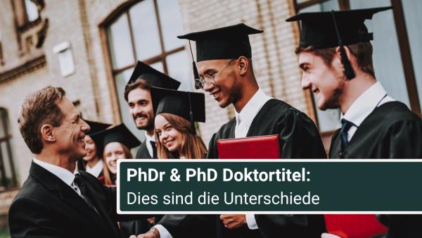 PhDr & PhD Doktortitel: Dies sind die Unterschiede