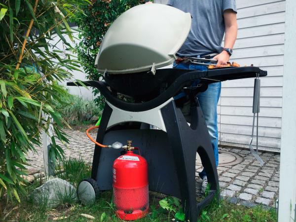 Sicher Grillen mit Gas - eine Frage des Standorts