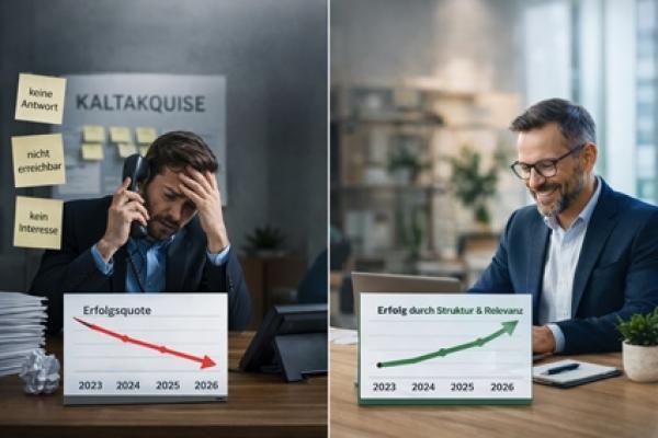 Warum klassische Kaltakquise 2026 zunehmend an Wirkung verliert