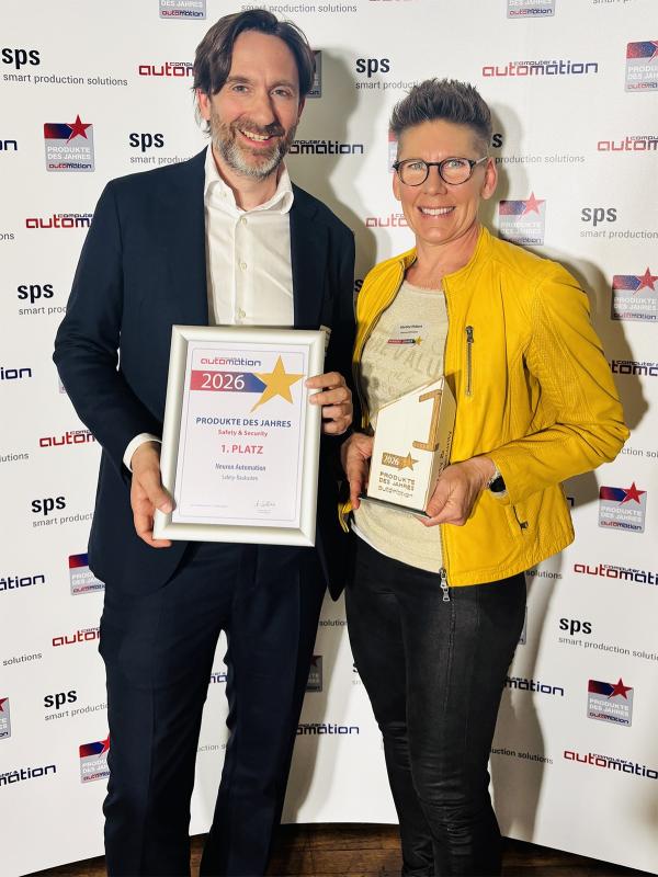 Platz 1 bei "Produkte des Jahres 2026": Neuron Automation überzeugt mit Safety-Baukasten