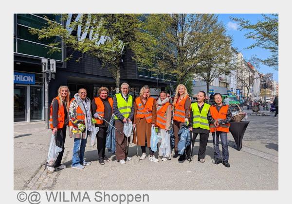 Glanzleistung für die "Wilmi": KehrDay 2026 befreit Berlins älteste Fußgängerzone von Zigarettenstummeln, Kronkorken und Großstadtmüll