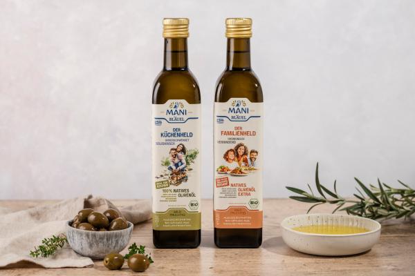 Helden für jeden Tag: MANI Bläuel Bio-Olivenöle für die Alltagsküche