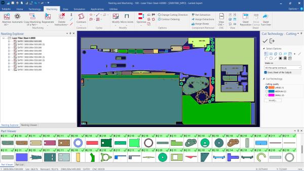 Passende Drehung für effiziente Materialnutzung