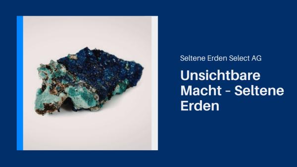 Unsichtbare Macht - Warum Seltene Erden Europas Zukunft entscheiden