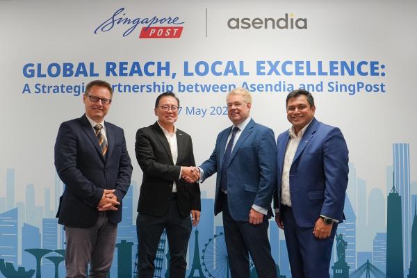 Asendia und Singapore Post bündeln Kräfte für grenzüberschreitenden E-Commerce