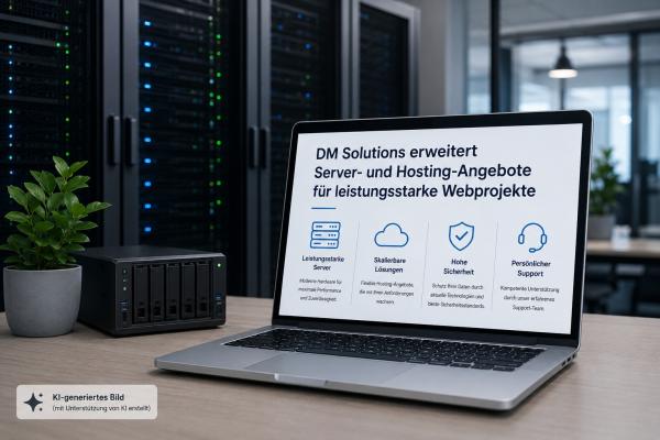 DM Solutions erweitert Server- und Hosting-Angebote für leistungsstarke Webprojekte