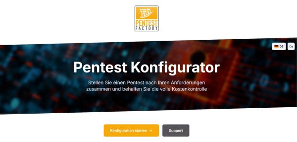 Neuer Pentest-Konfigurator 2.0 für individuelle Angebote