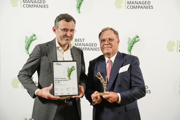 Vetter erreicht Platin-Status als Best Managed Company