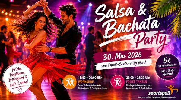 sportspaß e.v. Hamburg lädt zur Salsa- und Bachata-Party ein