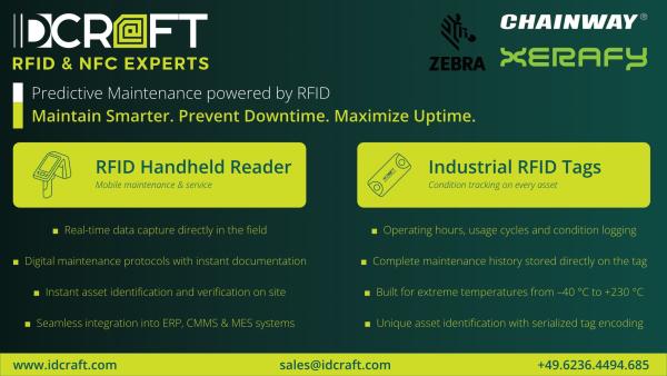 Industrielle Instandhaltung mit RFID & NFC