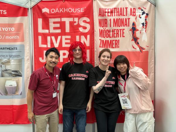OAKHOUSE präsentiert auf der Dokomi 2026 in Düsseldorf Co-living-Angebote und Botschafterprogramm für Japan