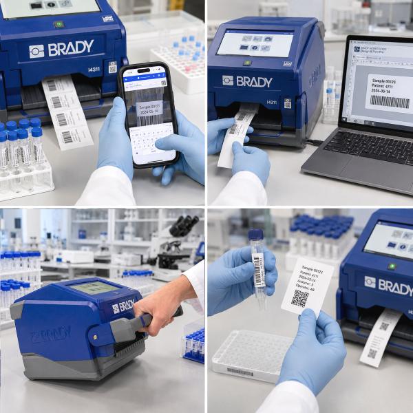 Brady i4311-LAB vereinfacht die Probenkennzeichnung in großen Laboren 