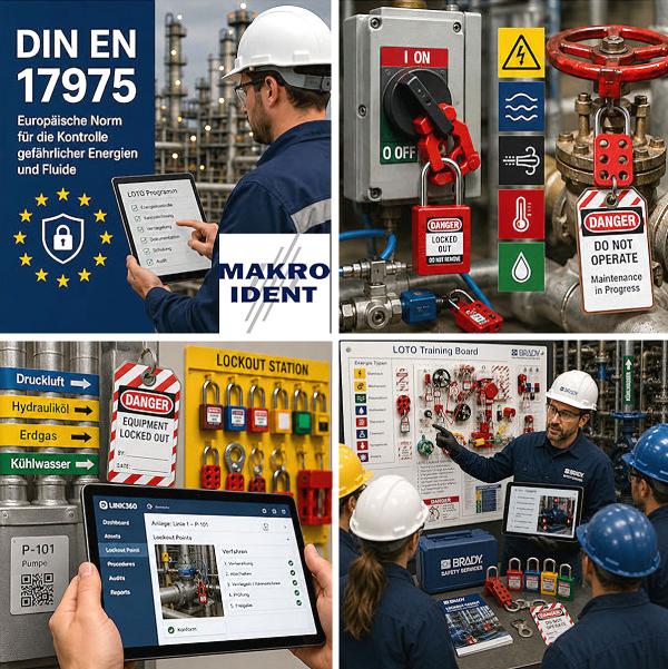 Neue DIN EN 17975 schafft europaweiten Standard für Lockout-Tagout 
