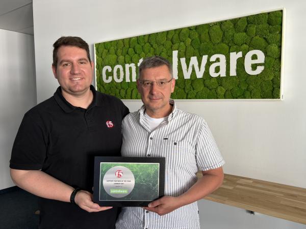 Controlware zum fünften Mal in Folge &bdquo;F5 Support Partner of the Year Germany 2025&ldquo;