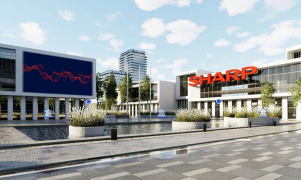 Sharp Plaza: Ein virtuelles Ausstellungserlebnis macht das &bdquo;One Sharp&ldquo;-Portfolio jederzeit begeh- und erlebbar