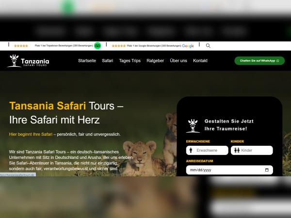 Tansania Safari Tours: Deutschsprachige Safari-Beratung für Ostafrika
