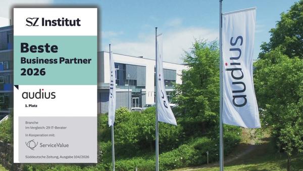 SZ Institut: audius ist Deutschlands bester IT-Berater