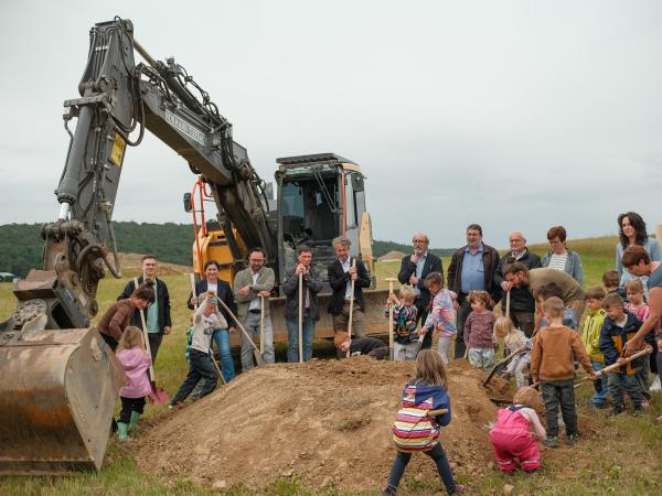 Spatenstich für neue Kita in Klingelbach