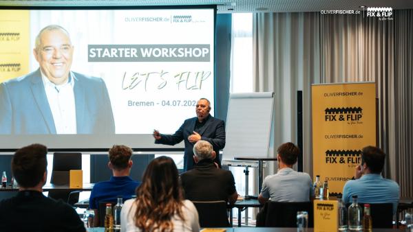 Erfolgreicher FIX&FLIP Starter-Workshop in Bremen: Oliver Fischer zeigt den Weg in den Immobilienhandel