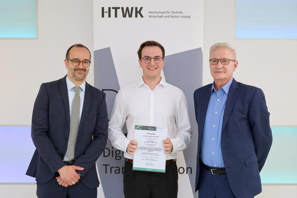 Bachelor (Eng.) David Didas erhielt an der HTWK Leipzig den IfKom-Preis 2026