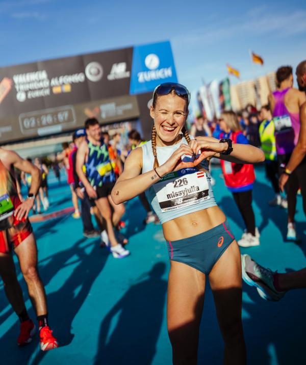Olympiateilnehmerin Julia Mayer startet beim Neusiedler See Halbmarathon