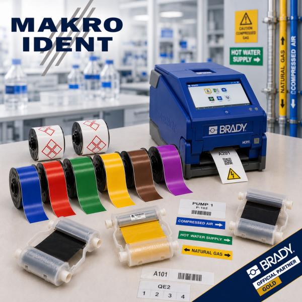 Brady i4311 Etiketten in Industrie, Labor und Sicherheit 