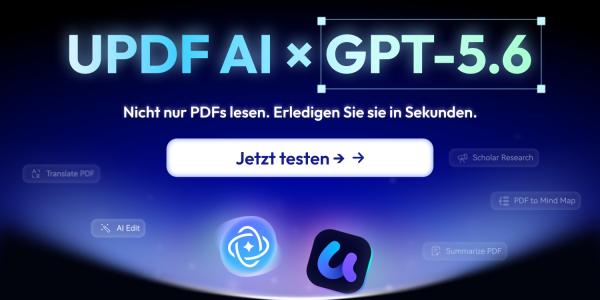 UPDF AI wird auf GPT-5.6 aktualisiert und bringt schnellere, intelligentere PDF-KI für Web und Desktop