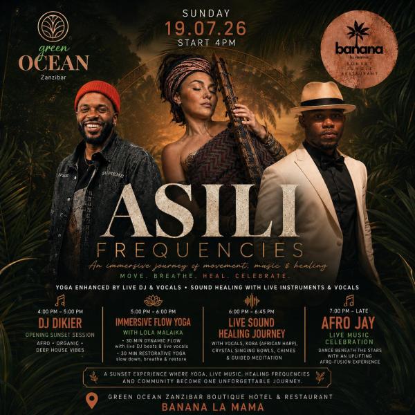 Hotel Sansibar: ASILI FREQUENCIES feiert Premiere im Hotel Green Ocean Zanzibar