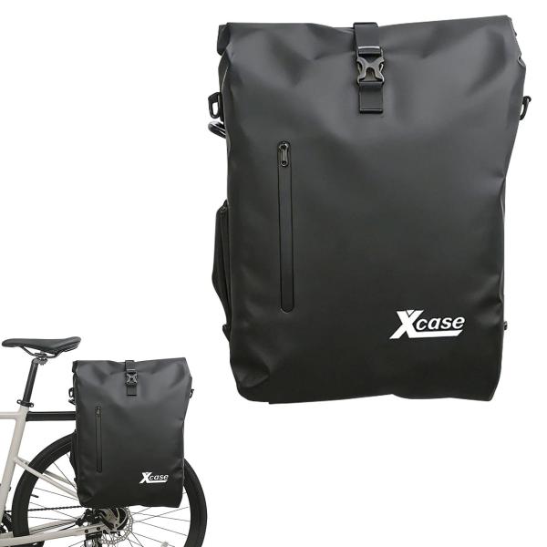 Xcase 3in1-Fahrradtasche für Gepäckträger, 25 Liter