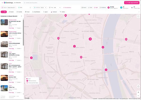 Eventings geht live: Neue Plattform für Events
