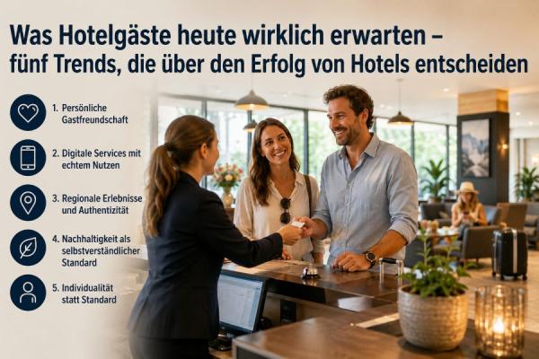 Was Hotelgäste heute wirklich erwarten &ndash; fünf Trends, die über den Erfolg von Hotels entscheiden