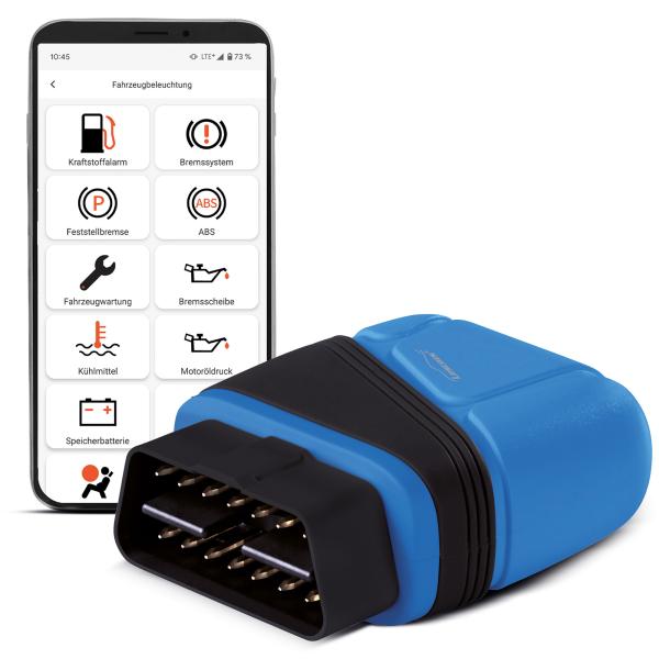 Lescars OBD2-Adapter OD-460 KI-gestützte Fehlerdiagnose