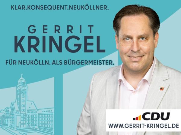 Gerrit Kringel  aus Neukölln - Bürgermeisterkandidat mit Niveau
