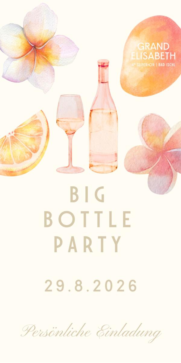"Big Bottle Party" am 29. August mit Live-Jazz, Kulinarik und ausgewählten Weinen