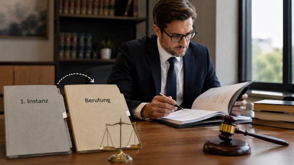 Berufung: Anwaltswechsel nach erster Instanz
