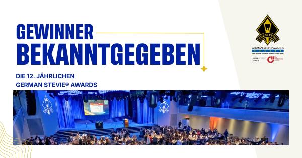 German Stevie&reg; Awards 2026: Die Gewinner stehen fest