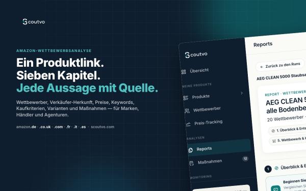 Scoutvo-Auswertung: Wer wirklich auf amazon.de verkauft