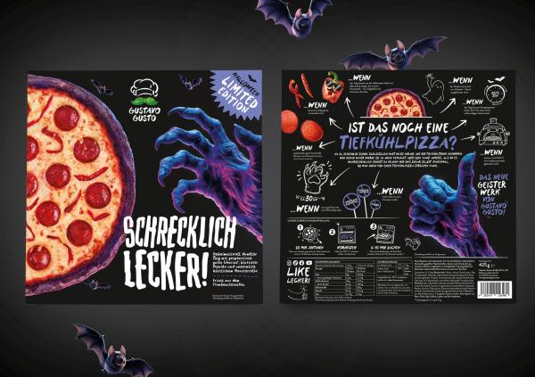GUSTAVO GUSTO launcht limitierte Halloween-Pizza