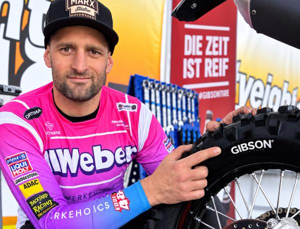 Eddi Hübner startet bei der DM auf Reifen von GIBSON&reg;