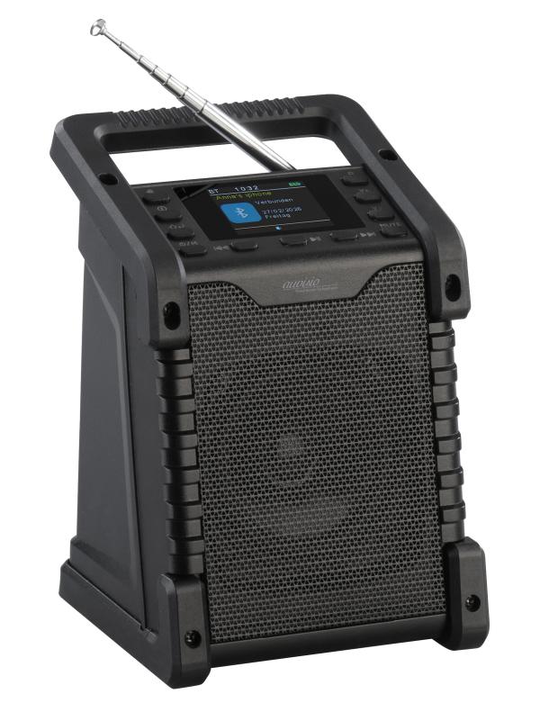 auvisio Baustellen- & Outdoor-Radio DOR-805, DAB, FM, BT