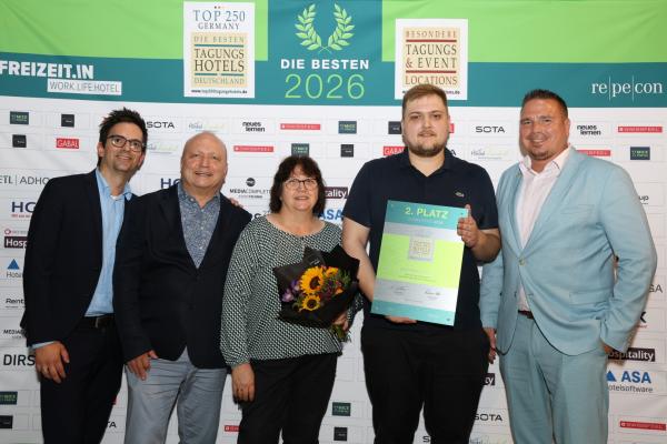 GenoHotel Forsbach zählt erneut zu den besten Tagungshotels Deutschlands