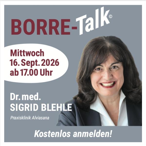 Borreliose und FSME Bund Deutschland e.V. lädt Experten zum BORRE-Talk&copy;