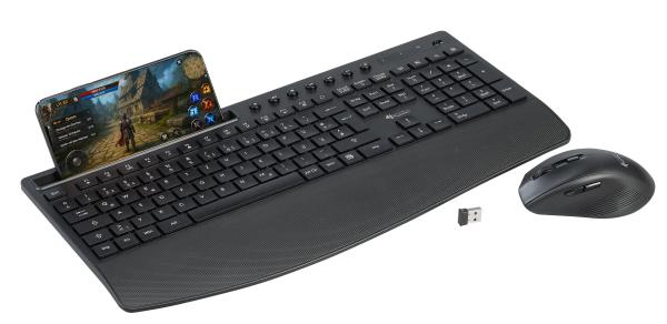 GeneralKeys Funk-Tastatur- und Maus-Set, 1600 dpi, 2,4 GH
