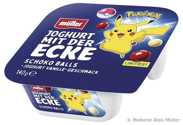 Mixen, löffeln, trinken, genießen: Müller bringt Pok&eacute;mon gleich dreifach ins Kühlregal
