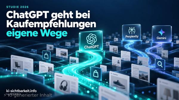ChatGPT geht bei Kaufempfehlungen eigene Wege (Studie 2026)