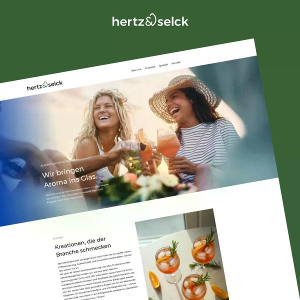 Neue Plattform für Getränkearomen: Hertz & Selck launched Webseite &bdquo;Hertz & Selck Rocks&ldquo;